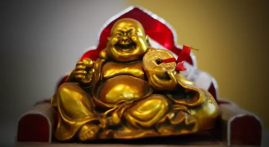 Glücksamulett - Lachender Buddha